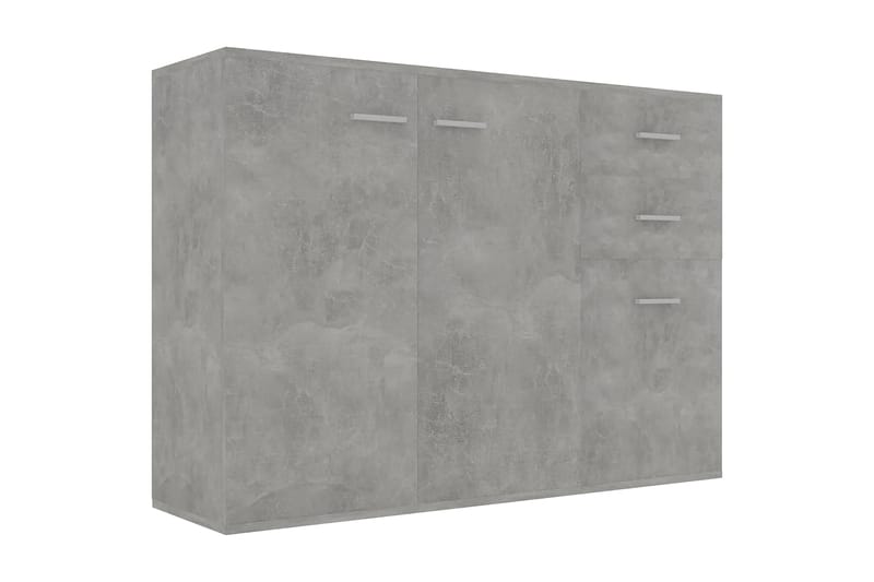 Skjenk betonggrå 105x30x75 cm sponplate - Grå - Oppbevaring - Oppbevaringsmøbler - Sideboard & skjenker