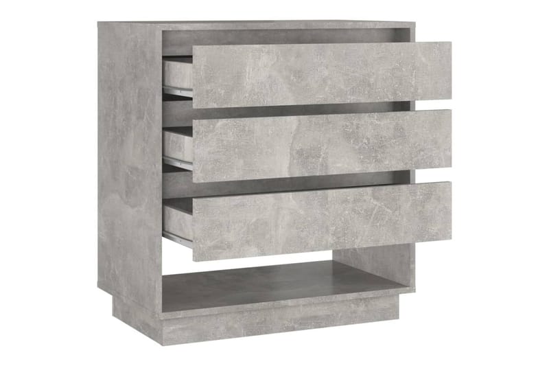 Skjenk betonggrå 70x41x75 cm sponplate - Grå - Oppbevaring - Oppbevaringsmøbler - Sideboard & skjenk