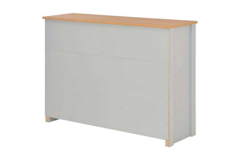 Skjenk grå 112x35x81 cm - Grå - Oppbevaring - Oppbevaringsmøbler - Sideboard & skjenk