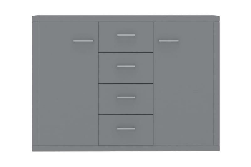Skjenk grå 88x30x65 cm sponplate - Oppbevaring - Oppbevaringsmøbler - Sideboard & skjenk