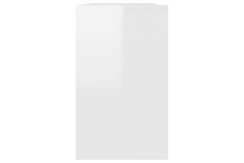 Skjenk høyglans hvit 120x41x75 cm sponplate - Hvit - Oppbevaring - Oppbevaringsmøbler - Sideboard & skjenk