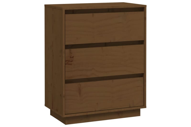 Skjenk honningbrun 60x34x75 cm heltre furu - Brun - Oppbevaring - Oppbevaringsmøbler - Sideboard & skjenker