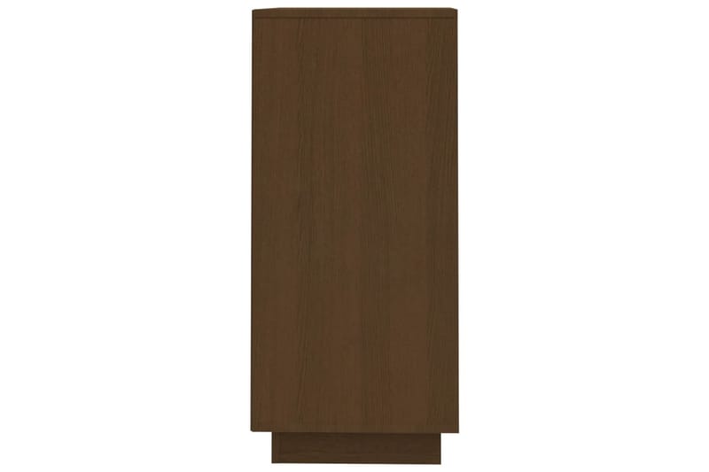 Skjenk honningbrun 60x34x75 cm heltre furu - Brun - Oppbevaring - Oppbevaringsmøbler - Sideboard & skjenker