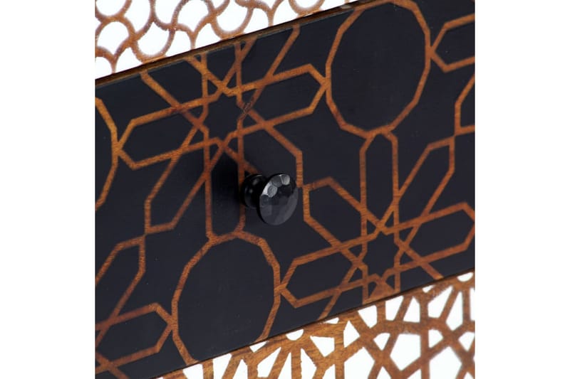 Skjenk med trykt mønster 90x30x70 cm heltre mango - Oppbevaring - Oppbevaringsmøbler - Sideboard & skjenk