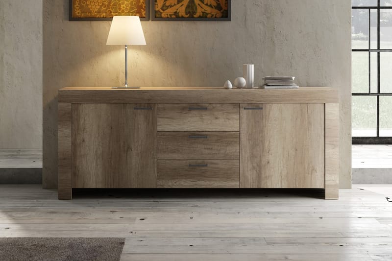 Velma Sideboard 210 cm - Canyon Eik - Møbler - Bord - Spisebord & kjøkkenbord