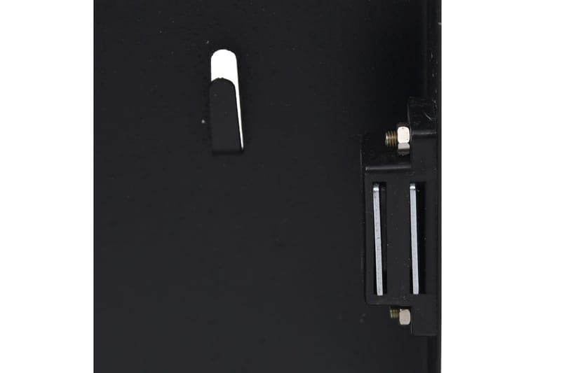 Nøkkelskap med magnettavle svart 35x35x5,5 cm - Svart - Oppbevaring - Skap - Oppbevaringsskap - Nøkkelskap