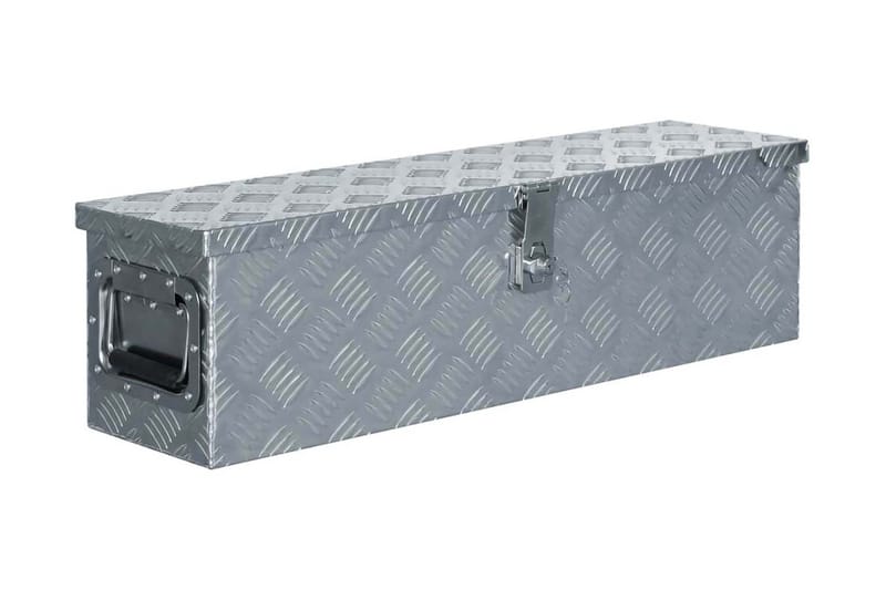Aluminiumsboks 80,5x22x22 cm sølv - Oppbevaring - Skap - Oppbevaringsskap - Sikkerhetsskap - Deponeringsskap