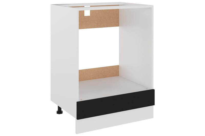 Kjøkkenskap svart 60x46x81,5 cm sponplate - Svart - Oppbevaring - Skap - Oppbevaringsskap
