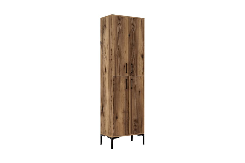 Retzow Skoskap 60x35 cm - Mørkebrun - Møbler - Gangmøbler - Møbelsett til gang & entre