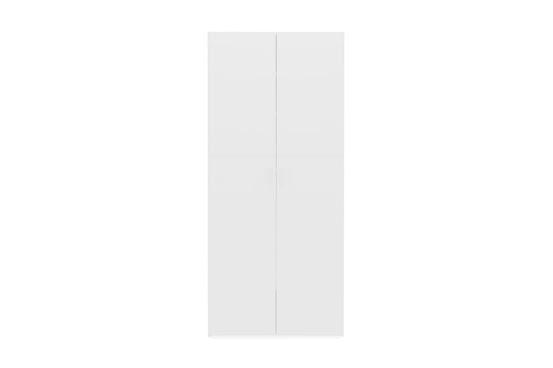 Skoskap hvit 80x35,5x180 cm sponplate - Hvit - Oppbevaring - Skooppbevaring