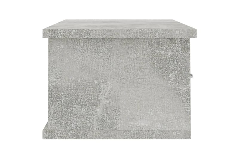 Veggskuff betonggrå 60x26x18,5 cm sponplate - Grå - Oppbevaring - Vegghengt oppbevaring