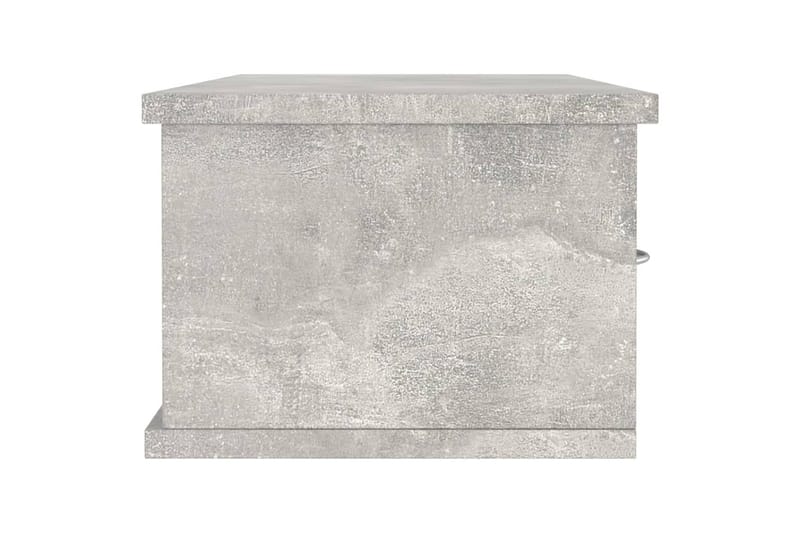 Veggskuff betonggrå 90x26x18,5 cm sponplate - Grå - Møbler - Bord - Avlastningsbord - Konsollbord
