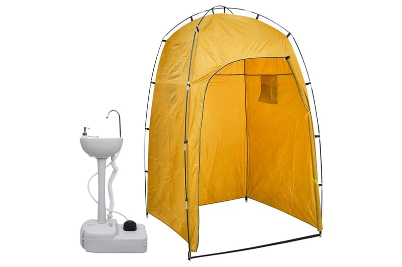 Bærbar håndvask for camping med telt 20 L - Sport & fritid - Camping & vandring - Telt - Campingtelt
