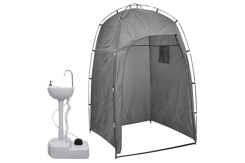 Bærbar håndvask for camping med telt 20 L - Sport & fritid - Camping & vandring - Telt