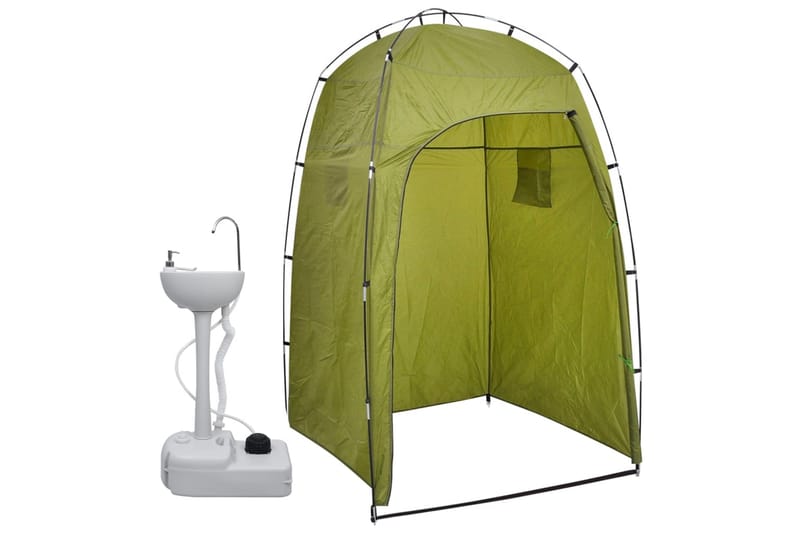 Bærbar håndvask for camping med telt 20 L - Sport & fritid - Camping & vandring - Telt