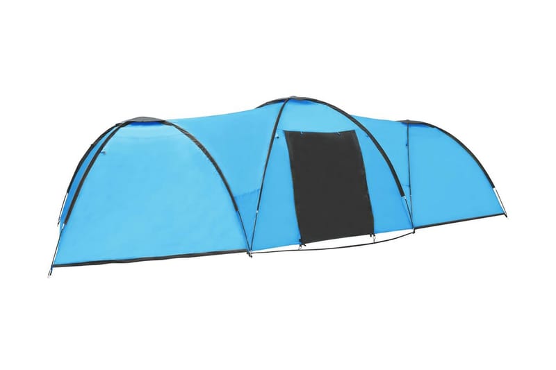 Campingtelt igloformet 650x240x190 cm for 8 personer blå - Blå - Sport & fritid - Camping & vandring - Telt