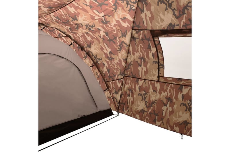 Campingtelt igloformet 650x240x190 cm for 8 personer - Flerfarget - Sport & fritid - Camping & vandring - Telt
