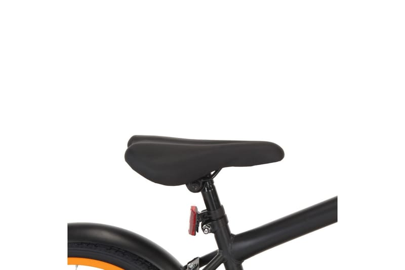 Barnesykkel med bagasjebrett foran 20 tommer svart & oransje - Sport & fritid - Friluftsliv - Sykler - Barnesykkel & juniorsykkel