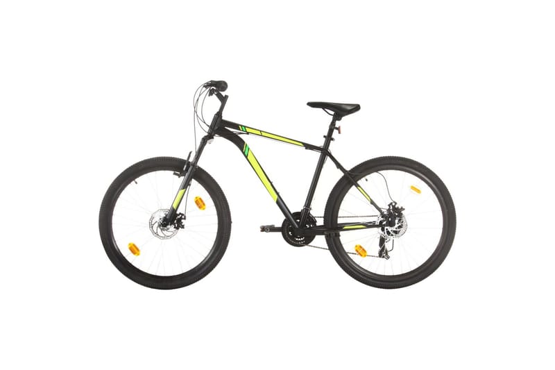 Terrengsykkel 21 trinn 27,5-tommers hjul 42 cm svart - Svart - Sport & fritid - Friluftsliv - Sykler - Mountainbike