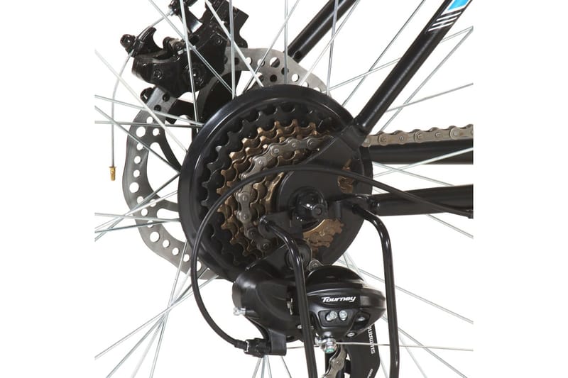 Terrengsykkel 21 trinn 29-tommers hjul 48 cm ramme svart - Svart - Sport & fritid - Friluftsliv - Sykler - Mountainbike