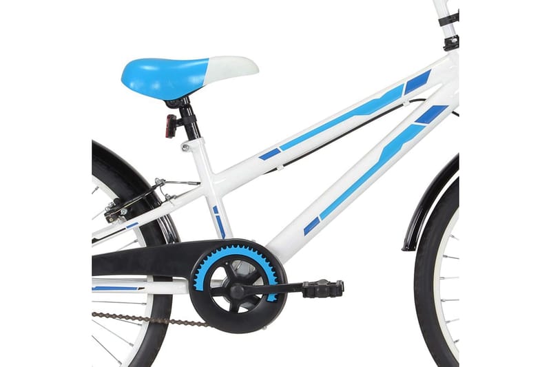 Barnesykkel 24 tommer blå & hvit - Sport & fritid - Friluftsliv - Sykler - Barnesykkel & juniorsykkel