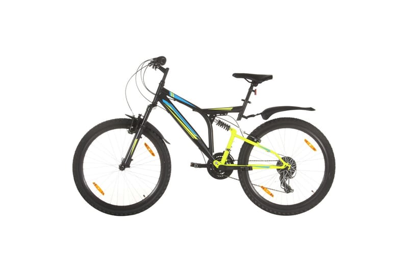 Terrengsykkel 21 trinn 26-tommers hjul 49 cm svart - Sport & fritid - Friluftsliv - Sykler - Mountain bike