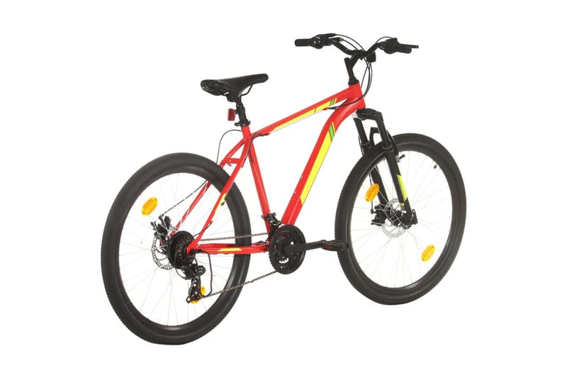 Terrengsykkel 21 trinn 27,5-tommers hjul 50 cm rød - Rød - Sport & fritid - Friluftsliv - Sykler - Mountain bike