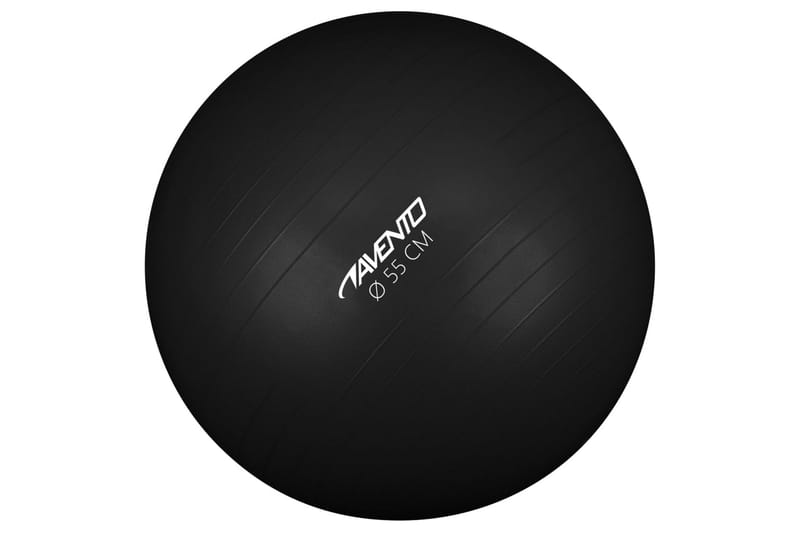 Avento Fitnessball diameter 55 cm svart - Svart - Sport & fritid - Hjemmetrening - Vekter & vektstenger - Medisinball
