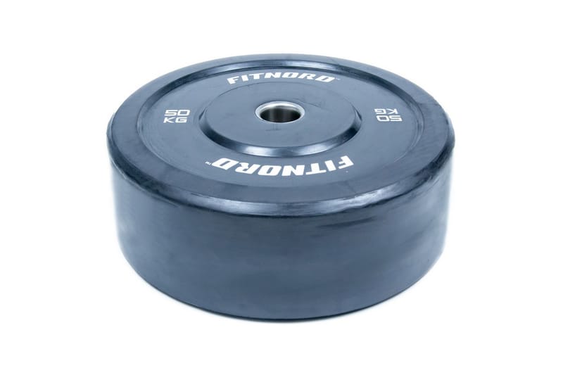 FitNord Bumper Plate 50 kg - Sport & fritid - Hjemmetrening - Vekter & vektstenger