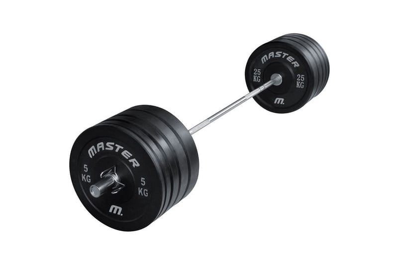 Vektsett Master Fitness Crossfit 140 kg - Sport & fritid - Hjemmetrening - Vekter & vektstenger - Vektstangsett