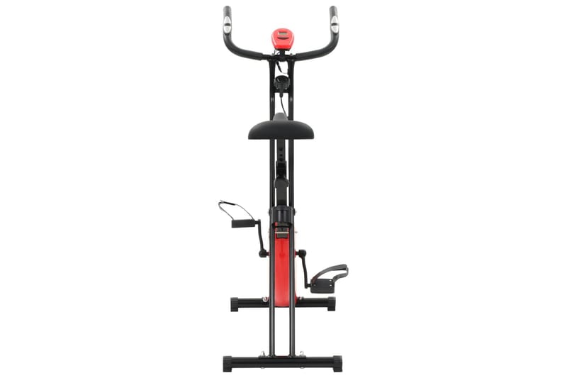 Magnetisk ergometersykkel X-Bike med pulsmåling svart og rød - Sport & fritid - Hjemmetrening - Treningsapparater - Treningssykkel & spinningsykkel