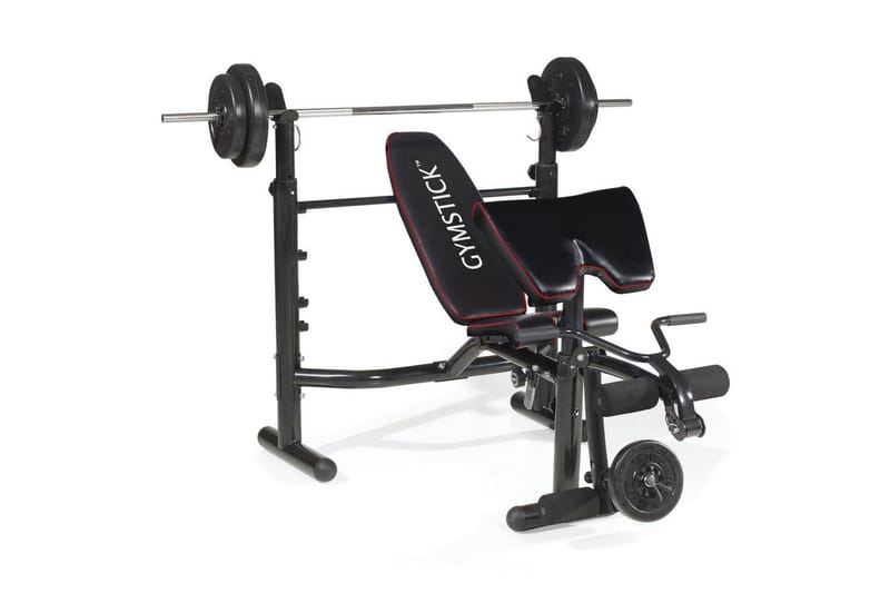 Treningsbenk Gymstick Weight Bench 400 - Sport & fritid - Hjemmetrening - Treningsutstyr - Treningsbenk & benkpress benk