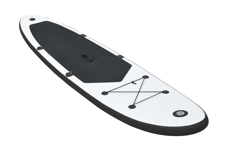 Oppblåsbart padlebrettsett svart og hvit - Svart - Sport & fritid - Hjemmetrening - Treningsutstyr - Treningsgulv & puslematte