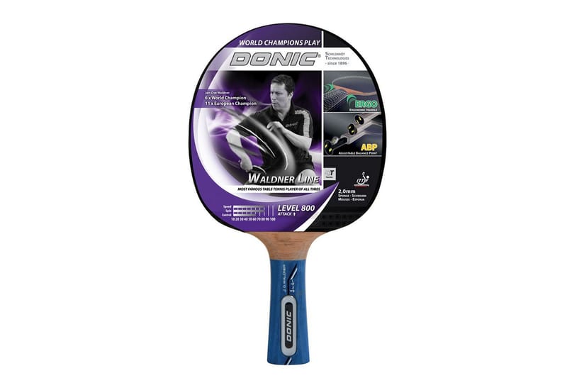 DONIC Racket Waldner 800 inkl. DVD med JO - Sport & fritid - Hjemmetrening - Treningsutstyr