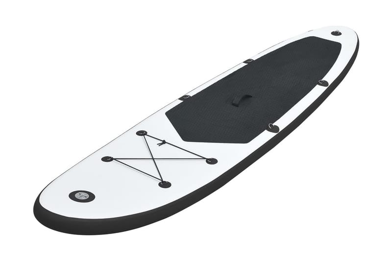 Oppblåsbart padlebrettsett svart og hvit - Svart - Sport & fritid - Hjemmetrening - Treningsutstyr - Treningsgulv & puslematte