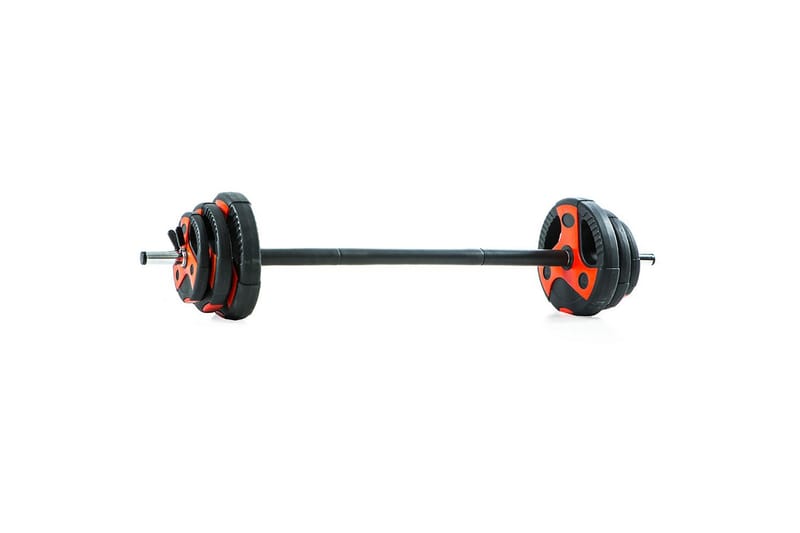 Skivestangsett Gymstick Vinyl Grip Pump Set 20 kg - Sport & fritid - Hjemmetrening - Treningsutstyr - Øvrige treningsutstyr