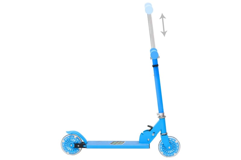 Sparkesykkel for barn 2 hjul justerbart aluminiumshåndtak - Blå - Sport & fritid - Lek & sport - Lekeplass & lekeplassutstyr