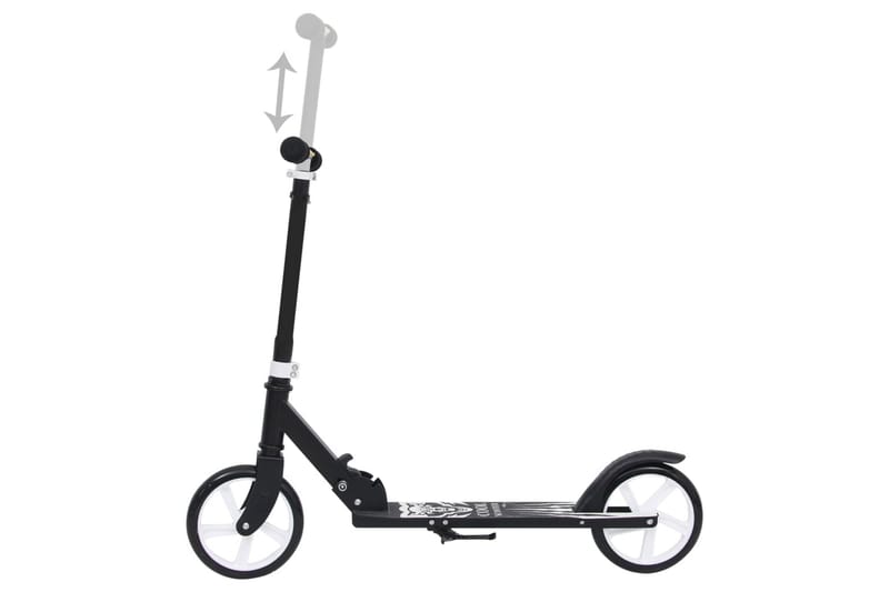 Sparkesykkel for barn 2 hjul med justerbart styre svart - Svart - Sport & fritid - Lek & sport - Lekeplass & lekeplassutstyr