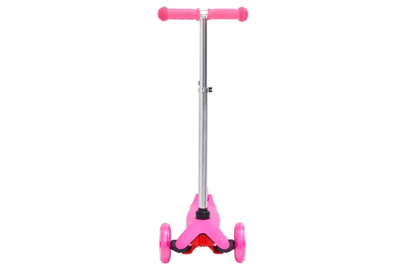 Sparkesykkel for barn 3 hjul justerbart aluminiumshåndtak - Rosa - Sport & fritid - Lek & sport - Lekeplass & lekeplassutstyr