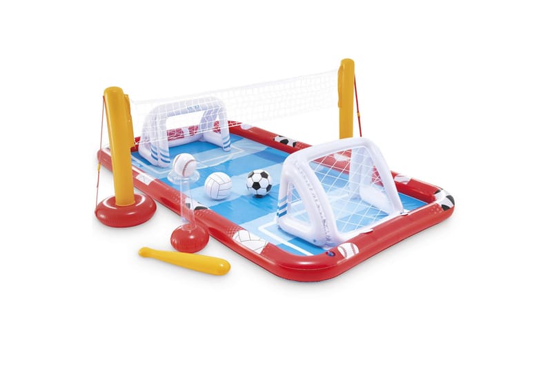 Intex Action Sports Play Center 325x267 cm - Blå/Rød - Sport & fritid - Lek & sport - Utendørs spill