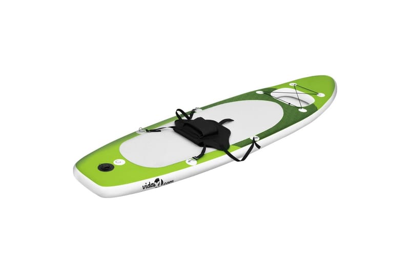 Oppblåsbart padlebrettsett grønn 330x76x10 cm - grønn - Sport & fritid - Lek & sport - Vannsport & vannlek