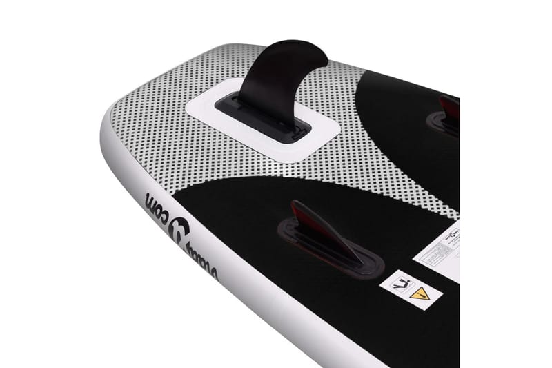 Oppblåsbart padlebrettsett svart 300x76x10 cm - Svart - Sport & fritid - Lek & sport - Vannsport & vannlek