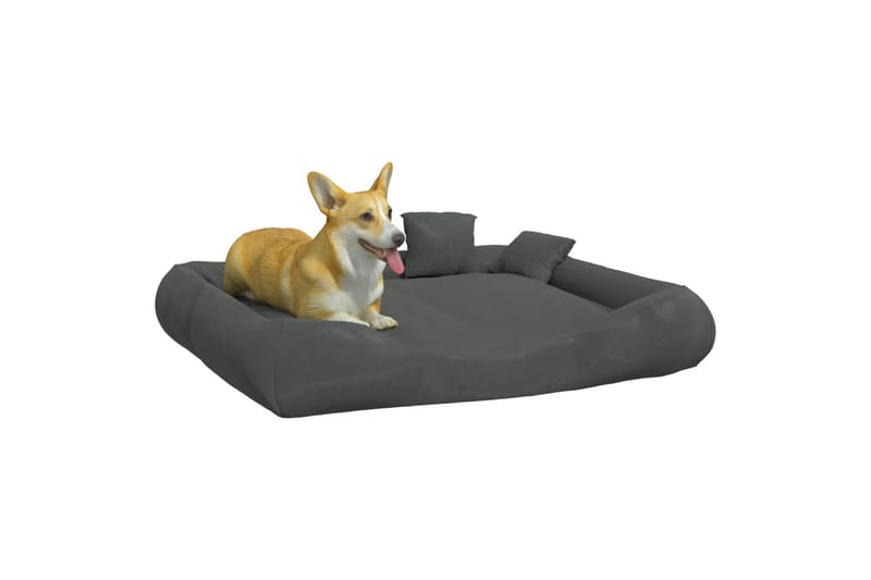 Hundesofa med puter mørkegrå 135x110x23 cm oxford-stoff - Grå - Sport & fritid - Til dyrene - Hund - Hundemøbler