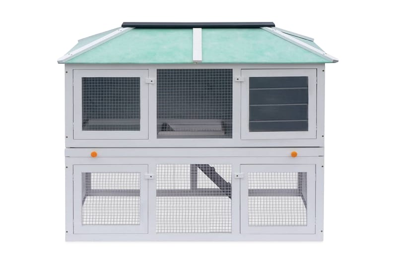 Dyr- og kaninbur med 2 etasjer i tre - Oppbevaring - Oppbevaring til småting - Oppbevaringsbokser - Kasser