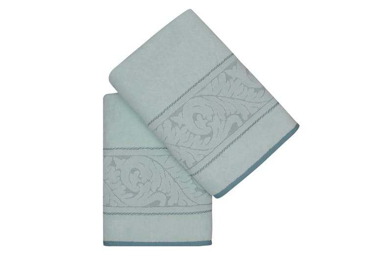 Hobby Badehåndkle 70x140 cm 2-pk - Mint - Tekstiler - Tekstiler baderom - Håndklær og badehåndkle - Stort badelaken