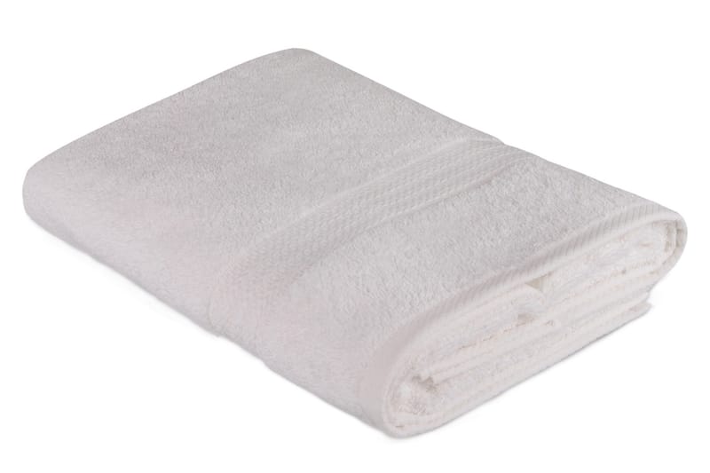 Hobby Badehåndkle 70x140 cm - Hvit - Tekstiler - Tekstiler baderom - Håndklær og badehåndkle - Stort badelaken