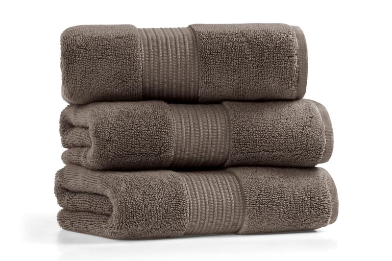 Morghyn Badehåndkle - Mørkebrun - Tekstiler - Tekstiler baderom - Håndklær og badehåndkle