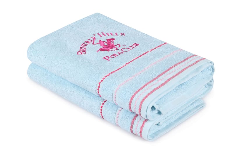 Tarilonte Badehåndkle 2-pk - Lyseblå/Lilla - Tekstiler - Tekstiler baderom - Håndklær og badehåndkle