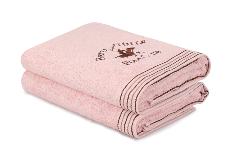 Tarilonte Badehåndkle 2-pk - Rosa - Tekstiler - Tekstiler baderom - Håndklær og badehåndkle