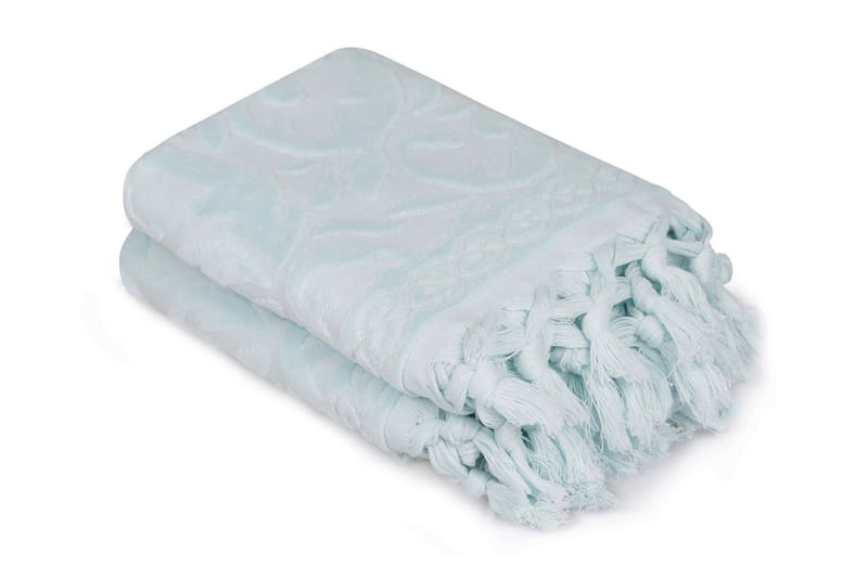 Şaheser Håndkle 50x90 cm 2-pk - Blå - Tekstiler - Tekstiler baderom - Håndklær